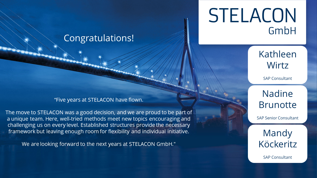 5 Years Stelacon